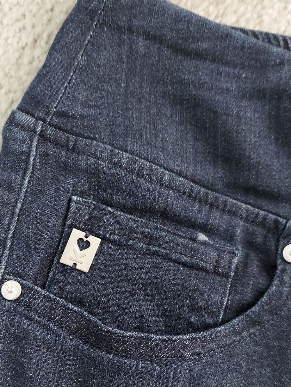 Belle By Kim Gravel Denim Crop Jeans - Picture 2 of 7